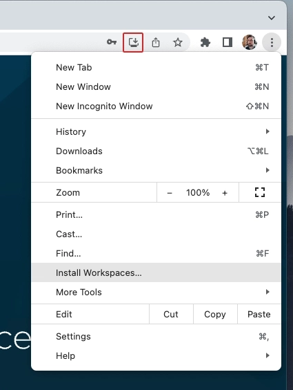 Установка на настольных устройствах